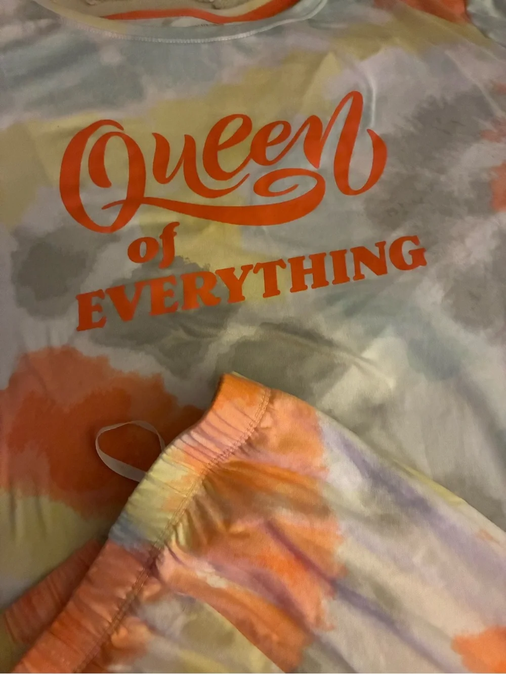 NWT lounge matching Pajama Set by Secret Treasures. “Queen of Everything”
